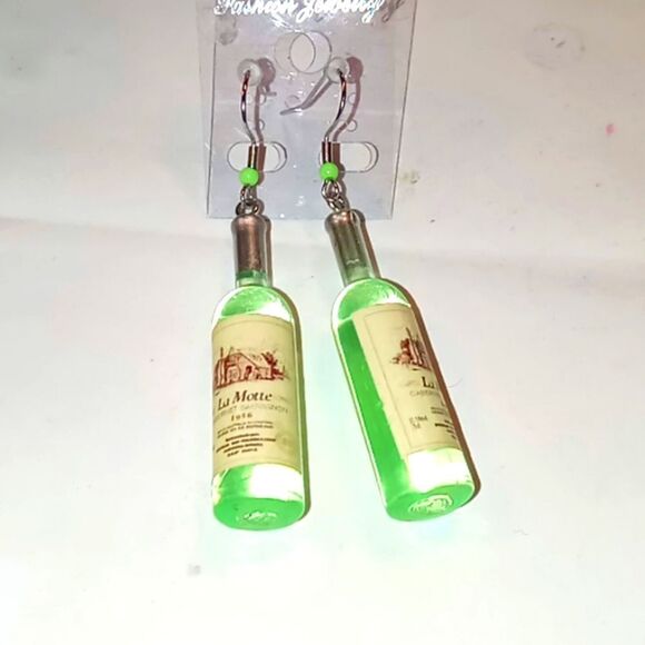 Wine earrings - Picture 1 of 2
